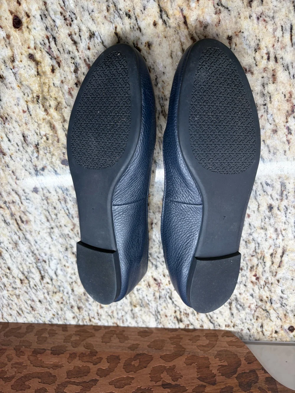 Tory Burch Navy Flats Size 7
